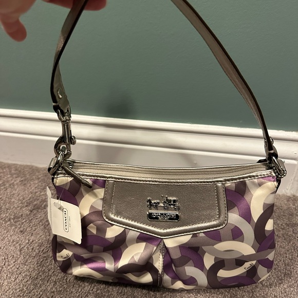 Coach Madison purple Hailey bag 14291 brand new with tags - Picture 4 of 6
